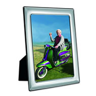 silver photo frame 5x3.5 inches